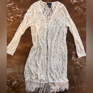 & Other Stories Cream Lace Blouse